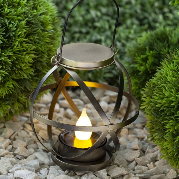 ERASFM-01  ЭРА Садовый светильник Лофт подвесной с ручкой, металл, 26 см