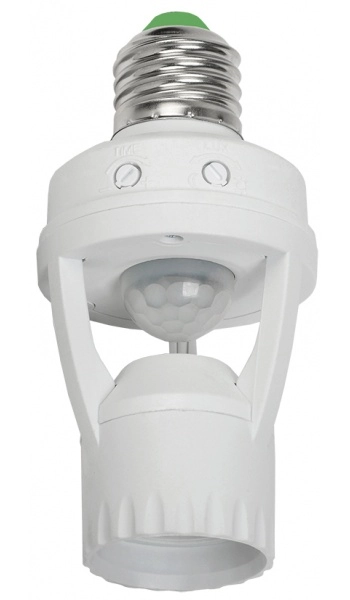 Датчик движения IEK ДД 045 белый E27 60Вт 360гр 6м IP20