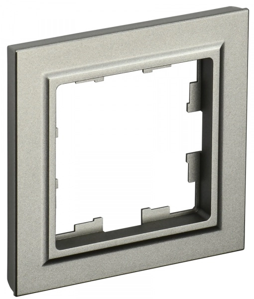 Рамка одноместная BRITE РУ-1-БрШ ШАМПАНЬ IEK