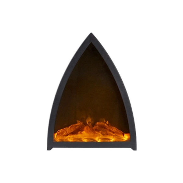 Светильник ФАZА FL-H37USB (треугольный) Камин имитация живого огня