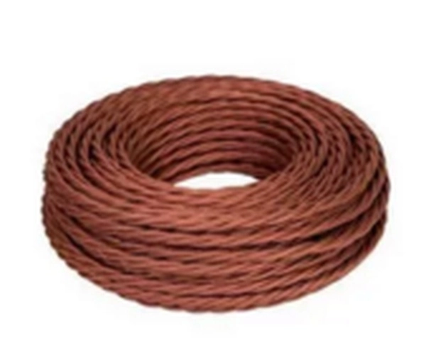 Провод витой ретро ПВХ 2х1,5 МезонинЪ Шоколад GE70141-17 (бухта 50) (кратно 50)