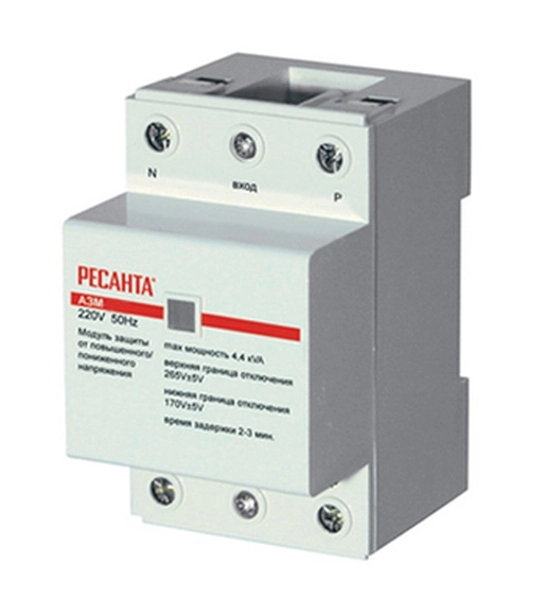 Блок защиты по напряжению Ресанта 40А (АЗМ-40А)