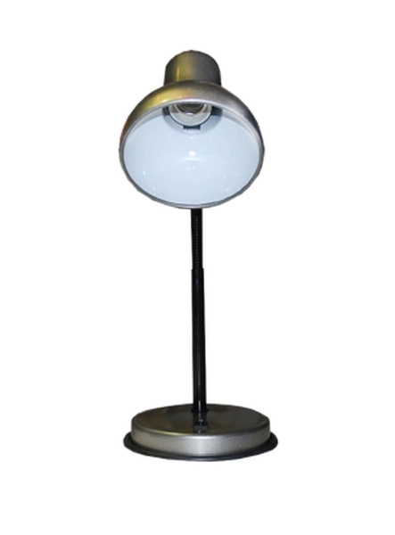 Светильник настольный НT-2077А на подставке Е27 60Вт 220В серебро