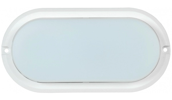 Светильник светодиодный IEK 12Вт овал 4000K 800Лм белый IP54 / ДПО 4012