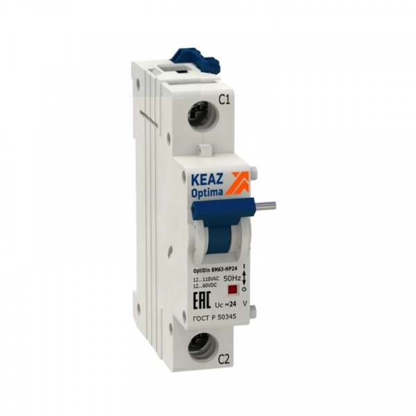 Расцепитель Независимый  1 модуль OptiDin BM63-НР24 КЭАЗ