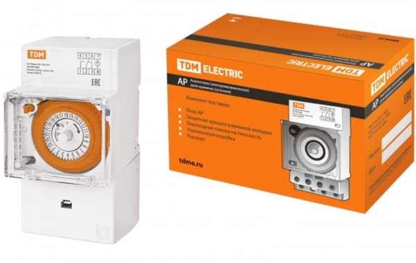 Реле аналог. АР-30 мин/24ч-16А-DIN TDM