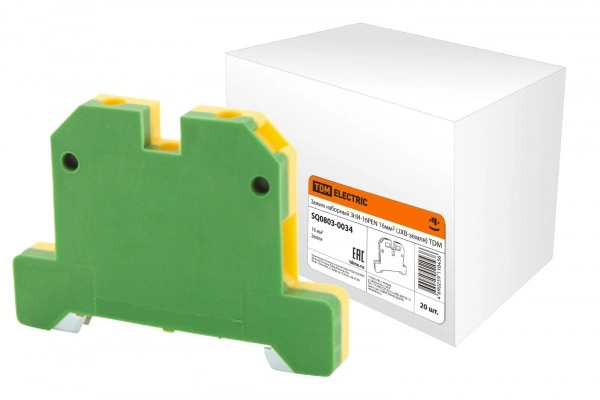 Зажим наборный ЗНИ-16 PEN 16мм (JXB-земля) TDM SQ0803-0034