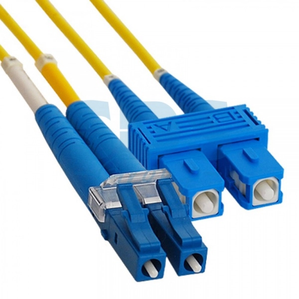 Патч-корд оптический переходной (SM), 9/125 (OS2), LC/UPC-SC/UPC, (Duplex), LSZH, 2м 50-2410