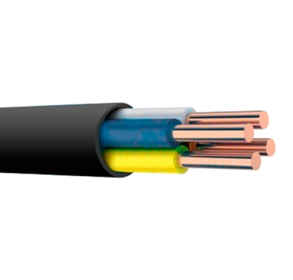 Кабель медный силовой в ПВХ изоляции ВВГнг(А)-LS 4х4-0,66 ТЕХНОКАБЕЛЬ