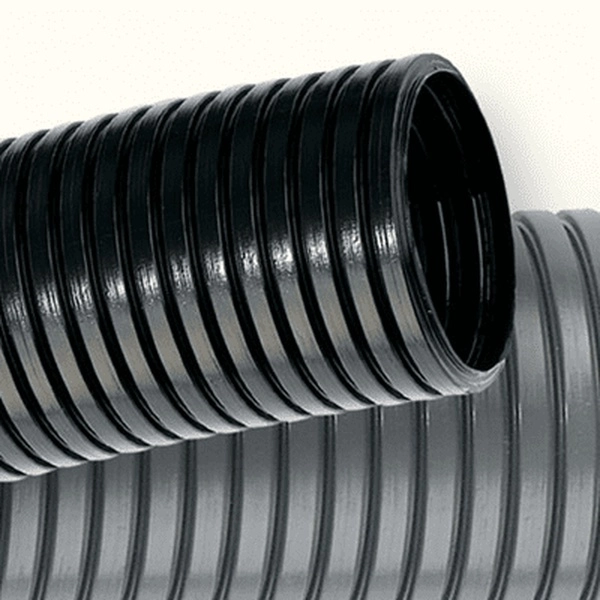 Труба гофрированная DKC PA600710F2 DN7мм, V2, Dвн 6,8мм, Dнар 10,1 мм, полиамид 6, цвет черный (кратно 50)
