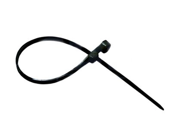 Хомут (стяжка) с монтажным отверстием  3.6 х 150  черный  (100шт)  REXANT 07-0155 07-0155