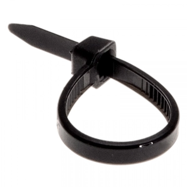 Хомут (стяжка) нейлон 2.5 х 100 черный (100шт) REXANT 07-0101