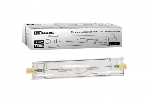 Металлогалогенная лампа  TDM  70Вт  2700К  Rх7s