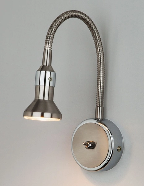 Светильник бра Elektrostandard для картин и зеркал ML - Plica 1215 MR16  цвет-сатинированный никель/хром