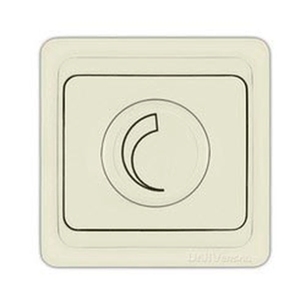 Диммер 3А 220В 500W UNIVersal ВАЛЕРИ СЛОНОВАЯ КОСТЬ скрытая установка Б-В0101