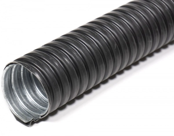 Металлорукав в ПВХ изоляции МРПИ НГ 60 черный (zeta42219) (кратно 10)