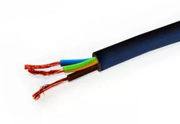 Провод бытовой ПВС 3х0,75 черный ГОСТ (бухта 100)