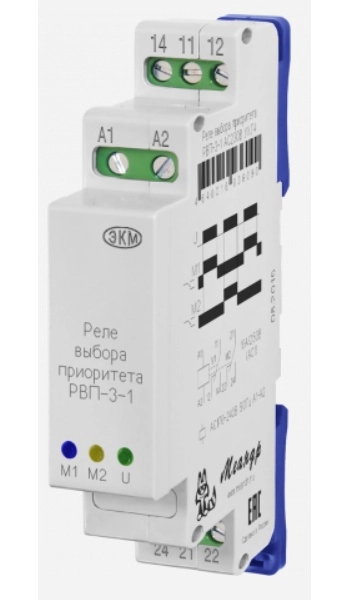 Реле выбора приоритета Меандр РВП-3-1 AC400В УХЛ4