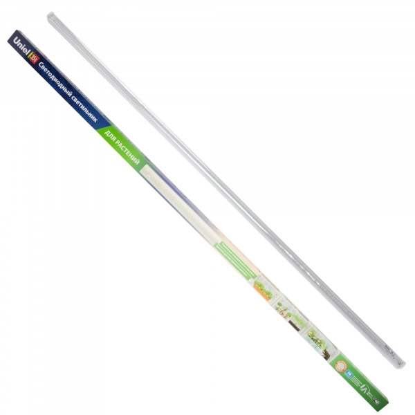 ULI-P13-35W/SPLE IP40 WHITE Светильник для растений светодиодный линейный, 1150мм, выкл. на корпусе. Спектр для фотосинтеза. TM Uniel
