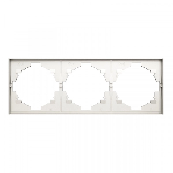 Рамка трехместная STRONG ЖЕМЧУГ KRANZ