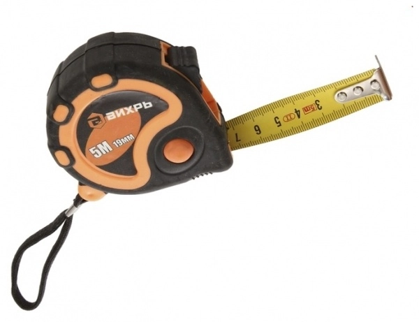 Рулетка  5м/19мм Вихрь