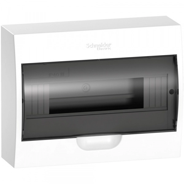 Бокс навесной City9 Box ЩРН-П-12 навесной с прозрачной дверцей 1 ряд/12 модулей IP40,IK07,63А,2 клеммы EZ9E112S2SRU Systeme Electric