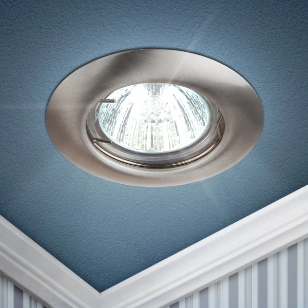 Светильник точечный ЭРА ST3 SN штампованный MR16,12V, 50W сатин никель