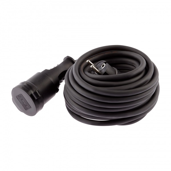 Удлинитель-шнур одно гнездо 10м IP44 с заземлением КГ 3х1,5 3500Вт черный ЭРА Б0050857