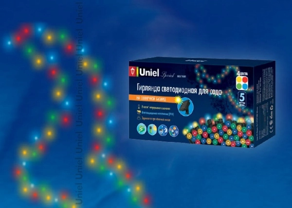 Садовая гирлянда Uniel USL-S-122/PT5000 на солнечной батарее Milkyway. Серия Special