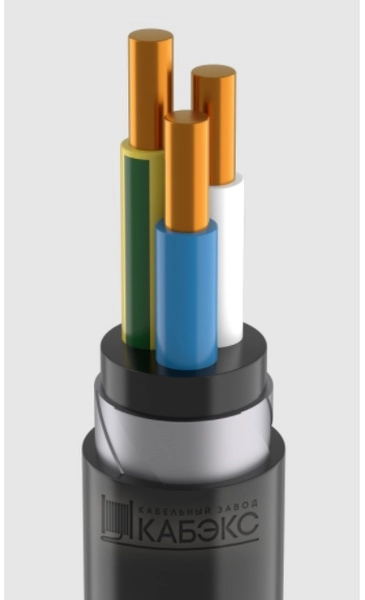 Кабель медный силовой бронированный ВБШвнг(А)-LS 3х4-1 (ож) ГОСТ Кабэкс