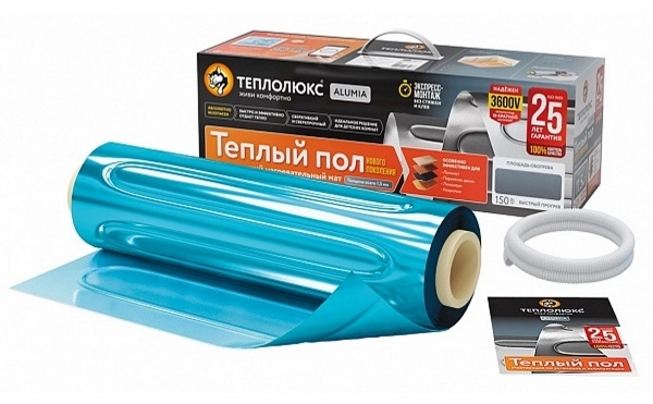 Мат нагревательный Теплолюкс Alumia 150 Вт/1,0 кв.м