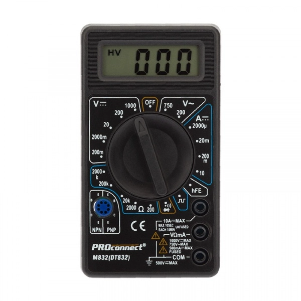 Мультиметр М-832(DT832) Proconnect 13-3012