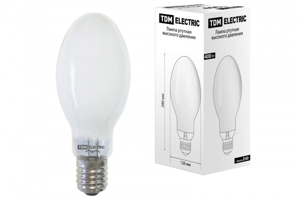 Ртутная лампа  TDM  400Вт  4200К  Е40