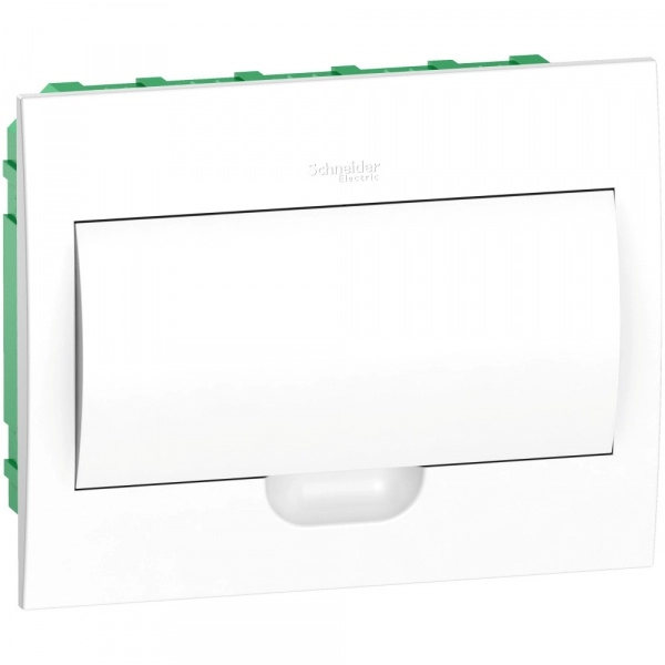 Бокс City9 Box ЩРВ-П-12 встраиваемый с белой дверью 1ряд/12мод, IP40, IK07, 63А, 2 клеммы EZ9E112P2FRU Systeme Electric