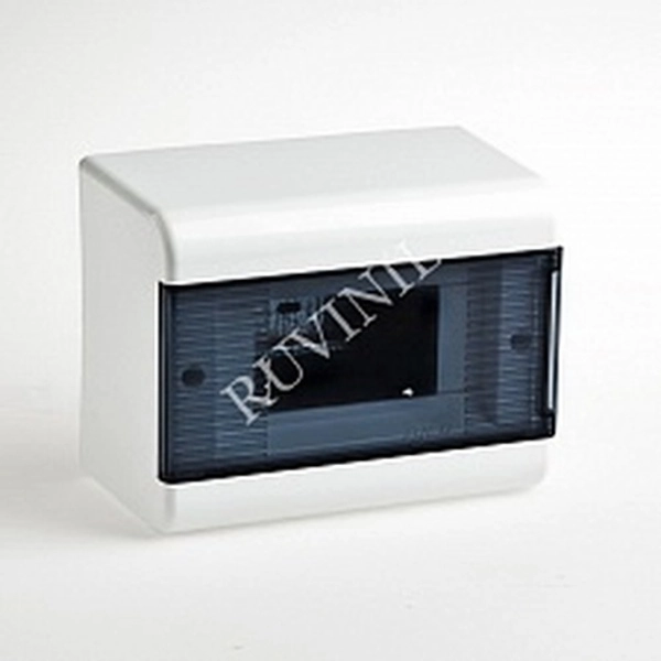 Бокс навесной ТУСО ЩРН-П- 9  настенного монтажа на  9 автоматов с прозрачной дверцей 68029 ОП 222*160*93мм, IP40