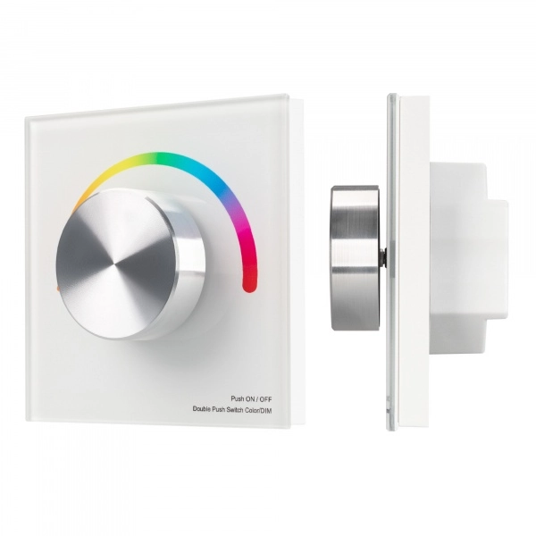 Arlight Панель SMART-P5-RGB-G-IN White (3V, Rotary, 2.4G) (Arlight, IP20 Пластик, 5 лет) (кратно 1)