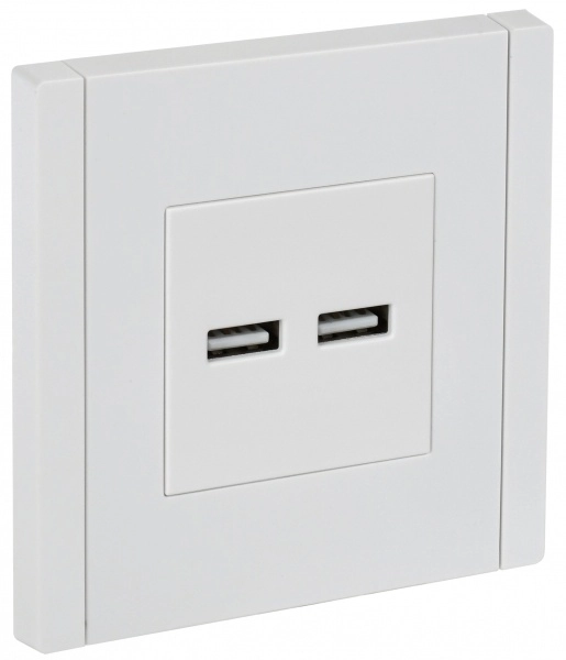 Розетка USB A+A 3,1А FORTE&PIANO БЕЛЫЙ FP249 IEK