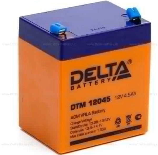 Аккумулятор DELTA DTM12045 12V 4,5Ah