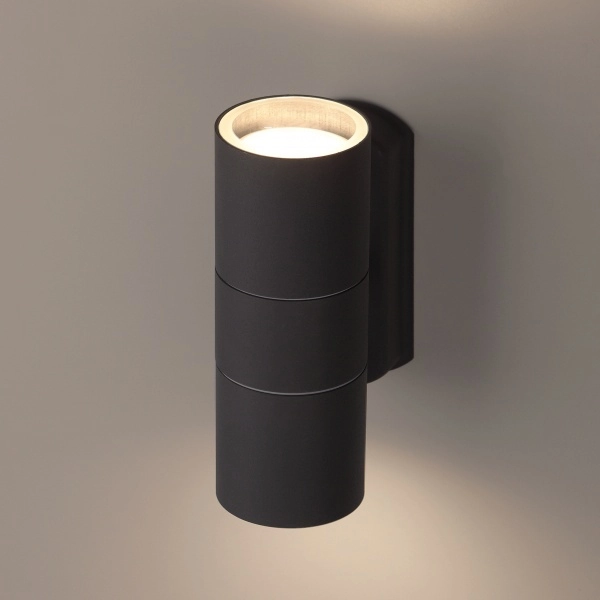 Светильник ЭРА WL28 GY Декоративная подсветка 2*GU10 MAX35W IP54 серый (20/540)