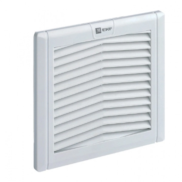 Вентиляционная решётка с фильтром 124x124 мм IP54 EKF PROxima (кратно 1)