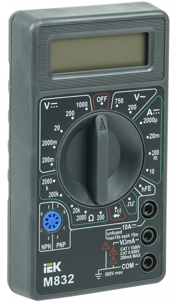 Мультиметр М-832 цифровой Universal  IEK