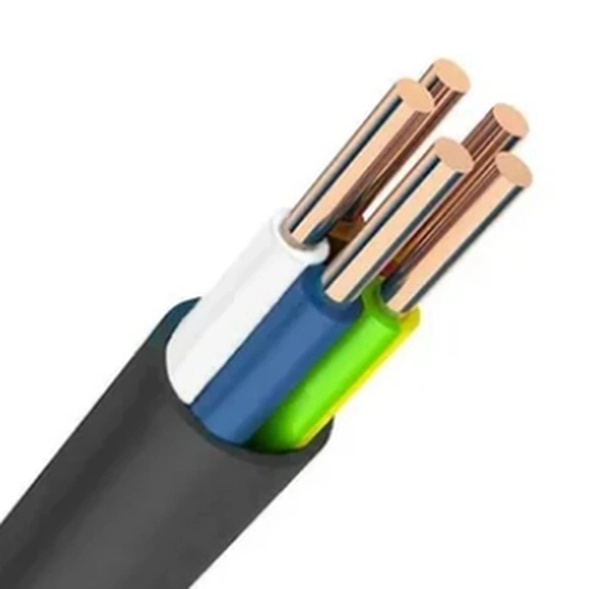 Кабель медный силовой в ПВХ изоляции ВВГнг(А)-LS 5х1,5-1 Цветлит