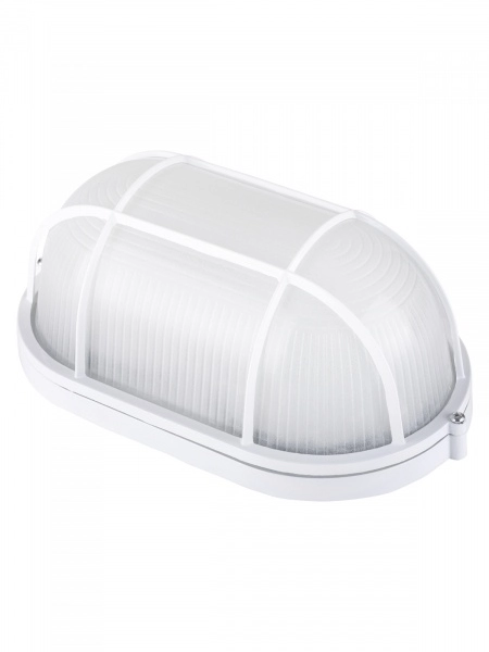 Светильник TDM НПБ1202 белый/овал с решеткой 100Вт IP54