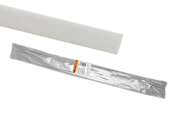 Трубка ТУТнг 12/6 белая по 1м (50 м/упак) TDM