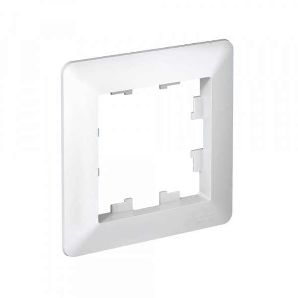 Рамка одноместная ATLASDESIGN AIR БЕЛЫЙ/дымчатый белый