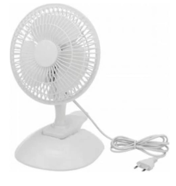 Вентилятор настольный DX-614 15Вт, 220 В, белый DUX REXANT 60-0211