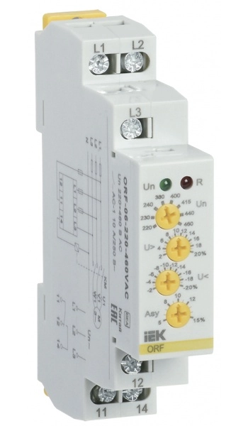 Реле фаз ORF 06. 3ф 220-460 В AC