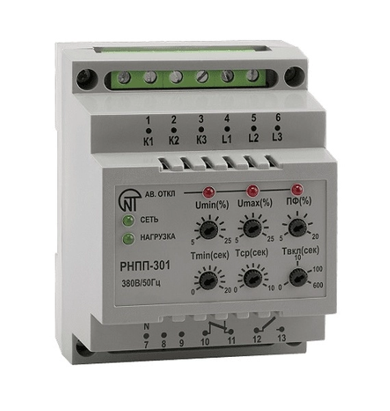 Реле напряжения КЭАЗ РНПП-301-У3 OptiDin