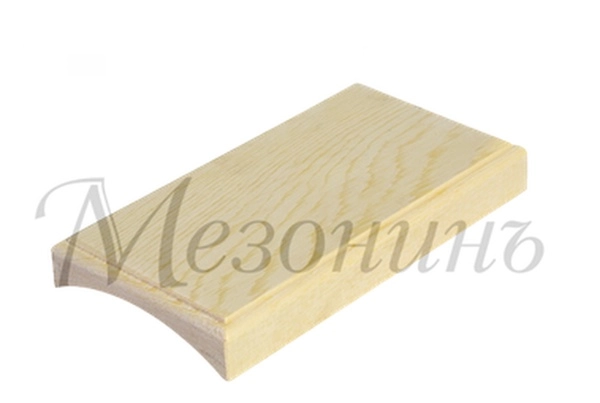 МезонинЪ Классика Накладка Без тонировки на оцилиндрованное бревно D240мм, 170х90х20мм GE70793-00
