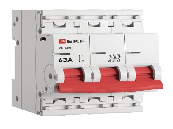 Выключатель нагрузки 3П 63A EKF PROxima ВН-63N (кратно 1)